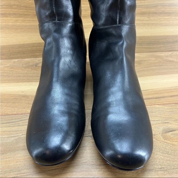Vera Wang Leather Knee-High Boots - Picture 2 of 10
